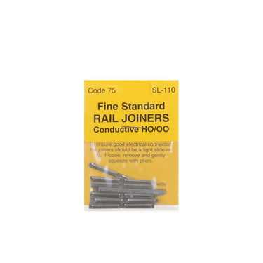 Peco SL110 HO/OO Code 75 & Code 83 Metal Rail Joiners 24 Pack